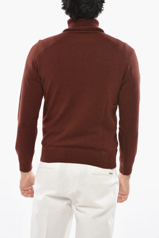 Cashmere Blend High-Neck Sweater