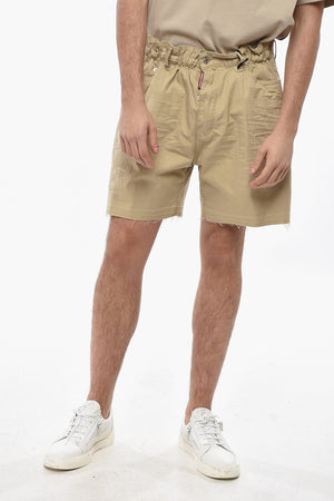 Shorts Distressed In Cotone