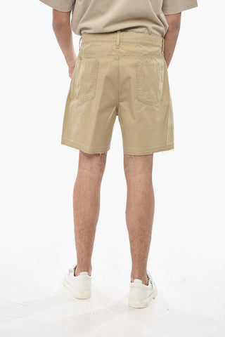 Distressed-Shorts aus Baumwolle