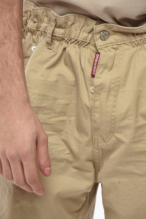 Shorts Distressed In Cotone