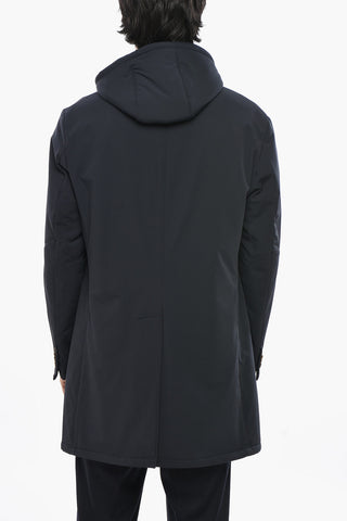 Stretch Nylon Coat with Removable Chest-Piece
