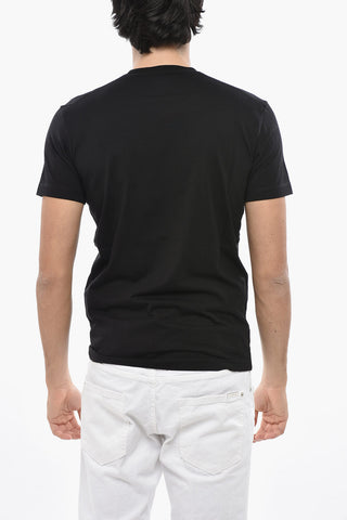 Cotton Crewneck T-Shirt TOP with Print