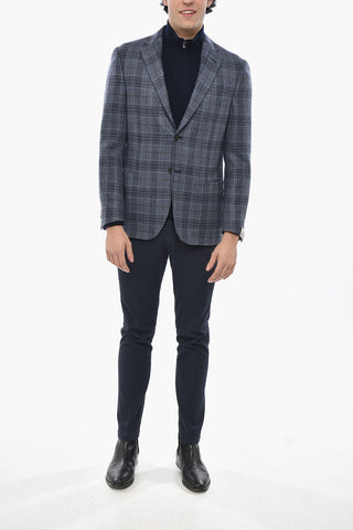 Blazer Semifoderato ACADEMY LIGHT con Motivo Tartan