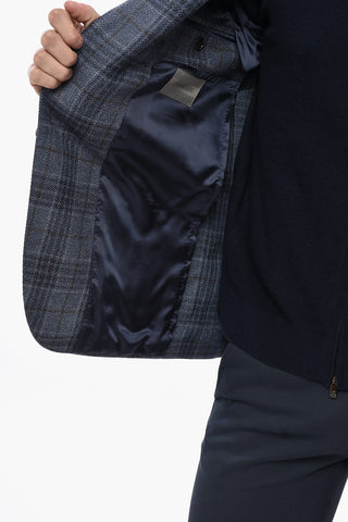 Blazer Semifoderato ACADEMY LIGHT con Motivo Tartan