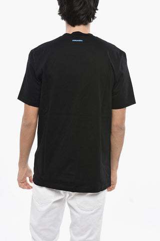 T-Shirt Girocollo EYES con Cristalli