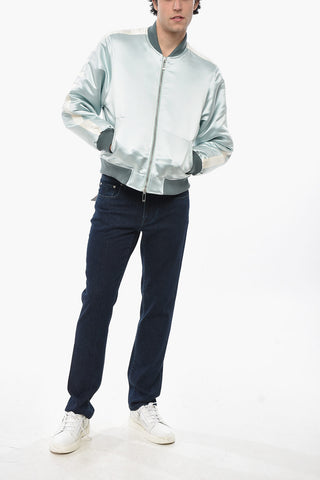 Bomber BOYS 02 In Satin con Bande a Contrasto