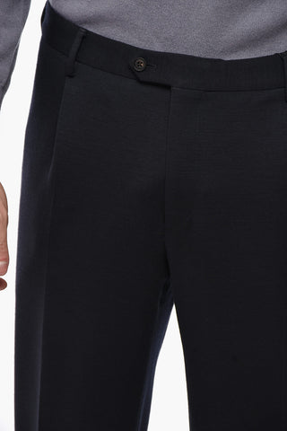 Virgin Wool Blend Trousers SPORTSWEAR with Belt Loops