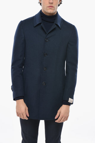 Cappotto in Lana Vergine e Cashmere Foderato