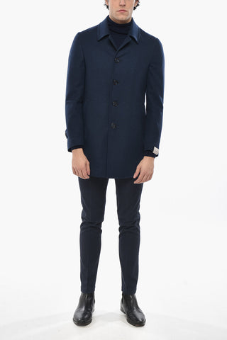 Cappotto in Lana Vergine e Cashmere Foderato