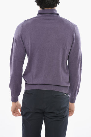 CC COLLECTION Maglia a Collo Alto in Misto Cashmere