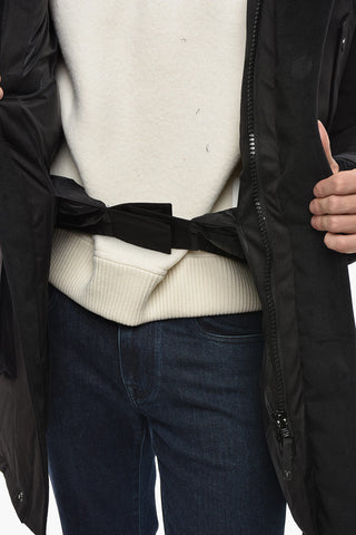 Utility-Daunenjacke YATESY uni mit Fellbesatz