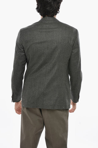 Ungefütterter Blazer ACADEMY SOFT mit Gingham-Muster