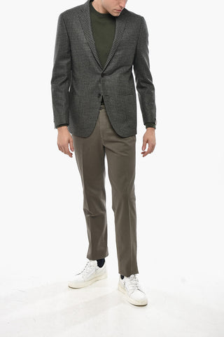 Ungefütterter Blazer ACADEMY SOFT mit Gingham-Muster
