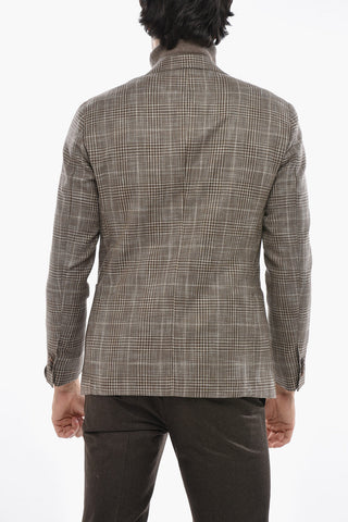Einreihiger Blazer GATE aus Wolle mit Prince-of-Wales-Karo