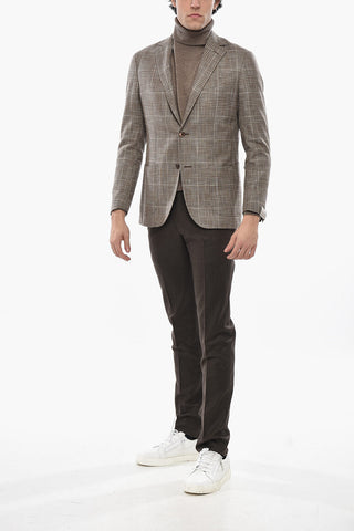 Einreihiger Blazer GATE aus Wolle mit Prince-of-Wales-Karo