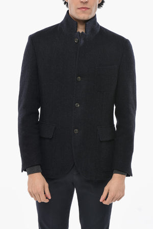 Unlined Blazer SPORTSWEAR Wool-Blend Herringbone
