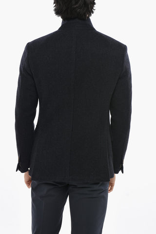 Unlined Blazer SPORTSWEAR Wool-Blend Herringbone
