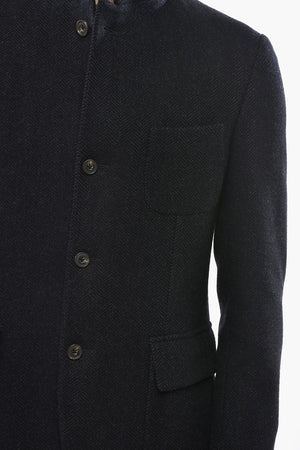 Unlined Blazer SPORTSWEAR Wool-Blend Herringbone