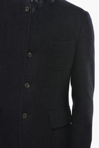 Unlined Blazer SPORTSWEAR Wool-Blend Herringbone
