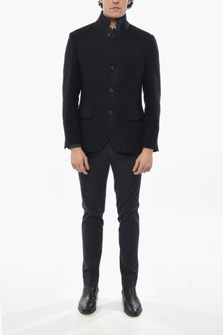 Unlined Blazer SPORTSWEAR Wool-Blend Herringbone