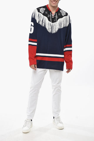 Long-Sleeve T-Shirt WESTERN with Fringes