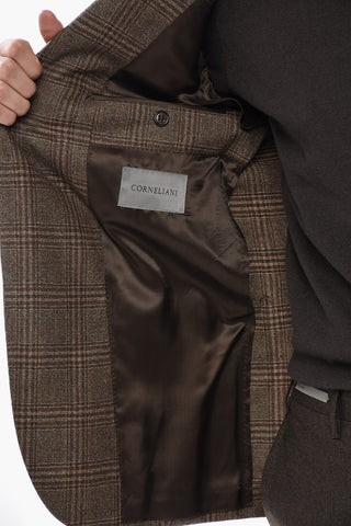 Blazer Semifoderato GATE in Lana Vergine District Check