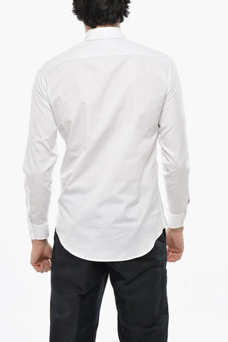 Cotton Shirt with French Collar