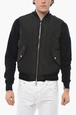 Gilet Bomber Fit Imbottito ICON con Dettaglio Rifrangente