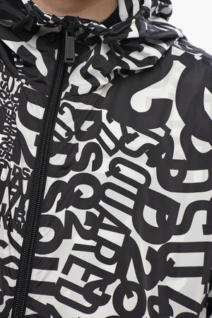 Giacca a Vento in Nylon Motivo Monogram