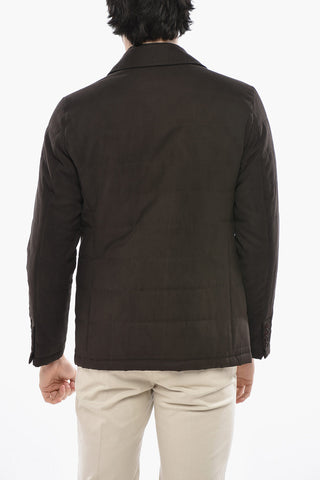 CC COLLECTION Einfarbige 3-Knopf-Jacke mit abnehmbarem Brustteil