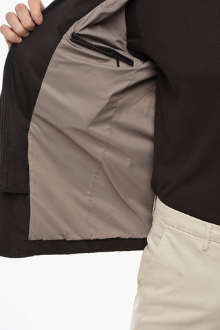 CC COLLECTION Einfarbige 3-Knopf-Jacke mit abnehmbarem Brustteil