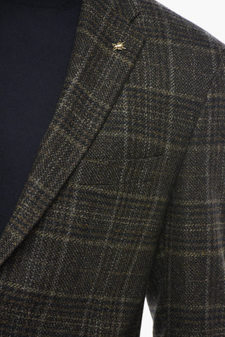 CC COLLECTION Giacca a 2 Bottoni RIGHT A Quadri con Taschino
