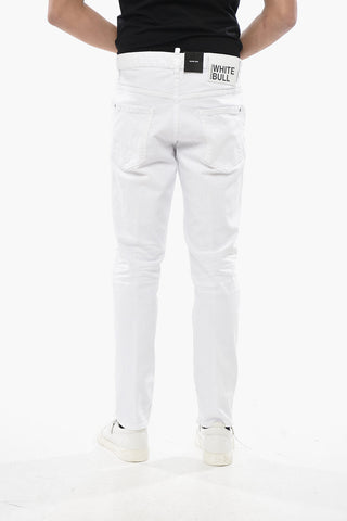 WHITE BULL Skater Fit Jeans with Belt Loops 17cm