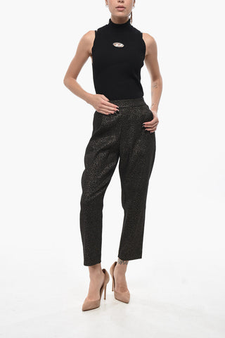 Lurex-Hose ALEIDA mit 1 Falte