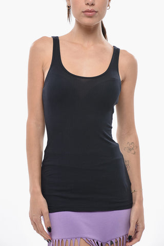 STANDARD Top in Misto Cotone a Costine