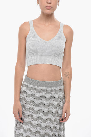 Crop Top in Lurex