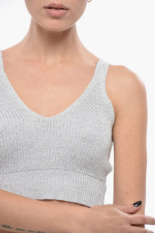Crop Top in Lurex