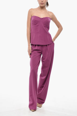 Tube Top PEONIA con Zip Posteriore