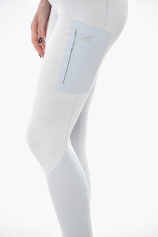 Stretch Fabric Leggings with Side Pocket