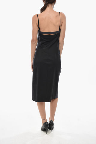 Zweifarbiges Midikleid D-DAMINI mit Reißverschluss