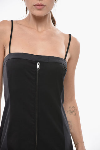 Zweifarbiges Midikleid D-DAMINI mit Reißverschluss