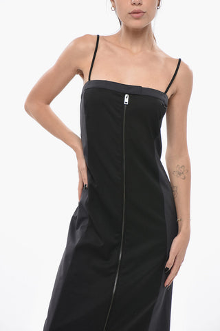 Zweifarbiges Midikleid D-DAMINI mit Reißverschluss
