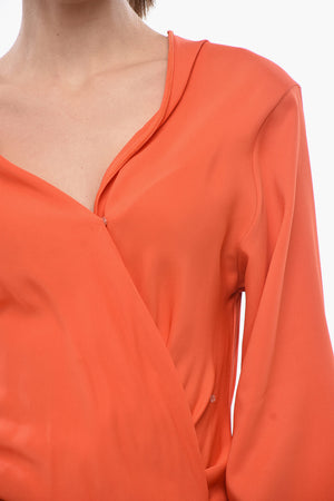 Maxi Wrap Dress with Belt