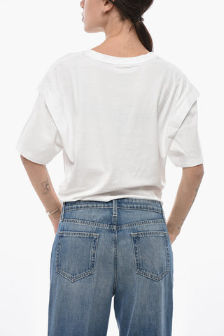 T-Shirt Girocollo MICA con Nodo Frontale