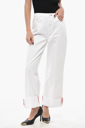 크롭 핏 진 28cm 턴업