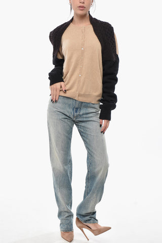 Coprispalle in Lana Cable Knit