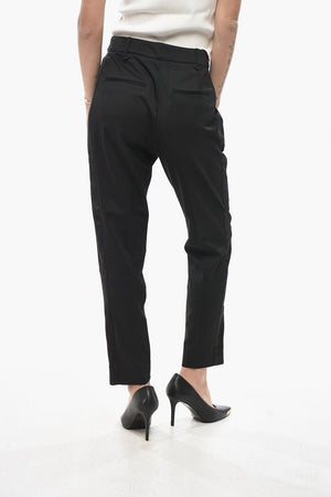 4-Pocket Trousers with Satin Side Stripes