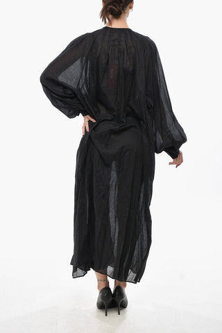 Hemdkleid BRUGE aus Baumwollmischung mit Puffärmeln