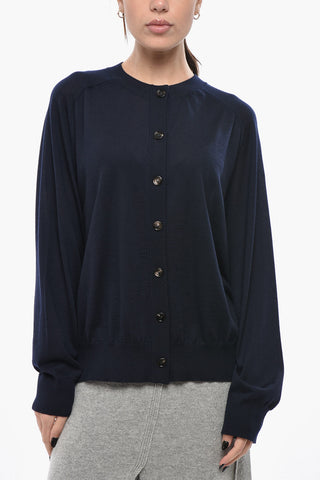 Pure Cashmere Crewneck Cardigan