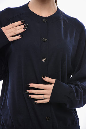 Pure Cashmere Crewneck Cardigan